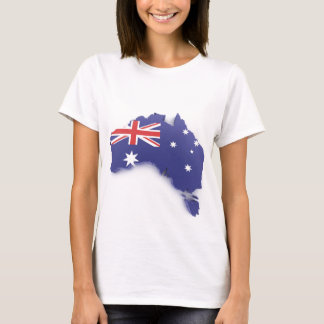 T-shirt Bleu de l'Australie