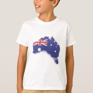 T-shirt Bleu de l'Australie