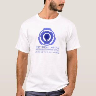 T-shirt BLEU de logo de cercle