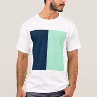 Bleu de marin et menthe