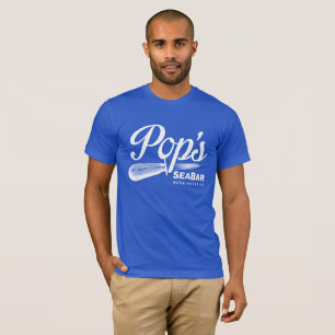 T-shirt Bleu de pièce en t de Shucker du bruit