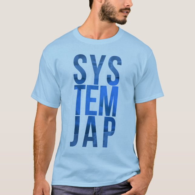 T-shirt Bleu de Systemjap ! (Devant)