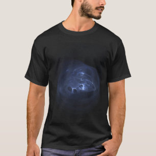 T-shirt bleu de vortex