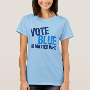 T-shirt Bleu de vote n'importe qui Parti démocrate