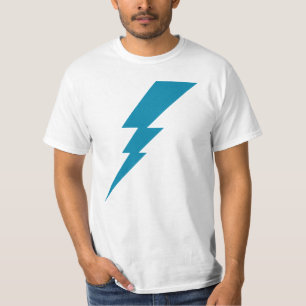 T-shirt Bleu éclair