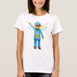 T-shirt bleu elfe gai