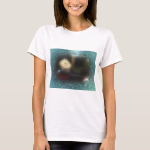 T-shirt Bleu glacé S'mores Snowman