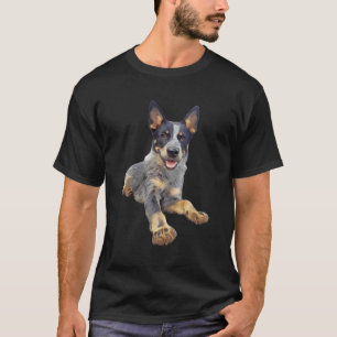T-shirt Bleu Heeler du Queensland