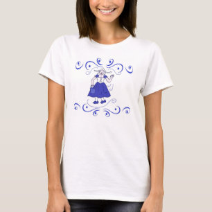 T-shirt Bleu Hollandais Delft Look