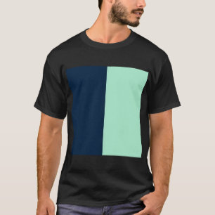 T-shirt Bleu marin et Mint