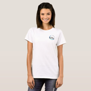 T-shirt Bleu Marine Ancre nautique club bateau marina