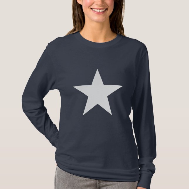 T-shirt Bleu mignon (Devant)