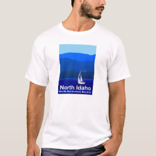 T-shirt Bleu nord de l'Idaho