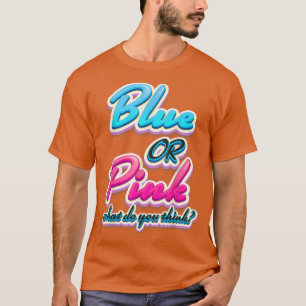 T-shirt Bleu ou rose, que pensez-vous que le genre révèle