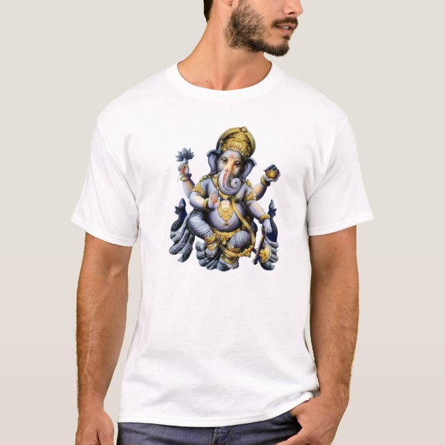 T-shirt bleu pâle (Devant)
