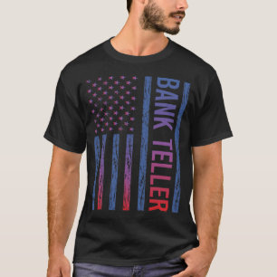 T-shirt Bleu rouge bandeau