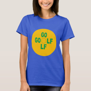 T-shirt bleu royal femme SPORT GOLF