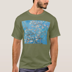 T-shirt Bleu Vincent van Gogh Art Peinture