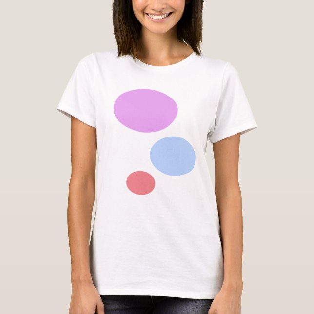 T-shirt Bleu violet rose (Devant)
