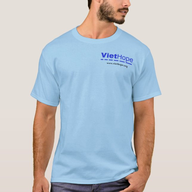 T-SHIRT BLEU "voiliers" (LOGO DANS l'AVANT) (Devant)