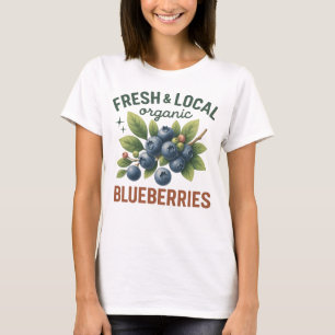T-shirt Bleuets frais et locaux - Fruits biologiques Vinta