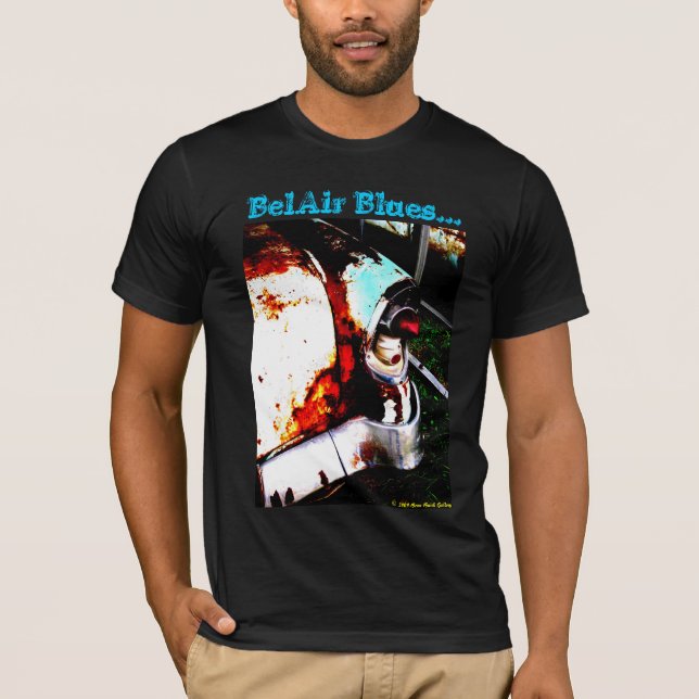 T-shirt BLEUS '56 de BEL AIR (noir seulement) (Devant)
