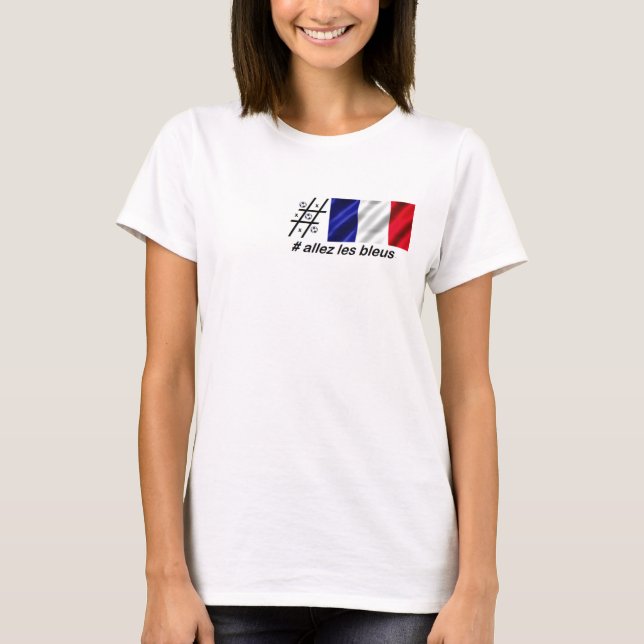 T-shirt bleus de les d'allez (Devant)
