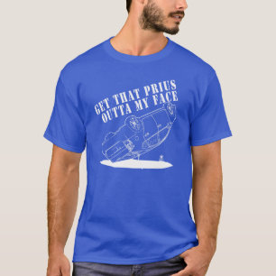 T-shirt Bleus hybrides de la terre de Prius