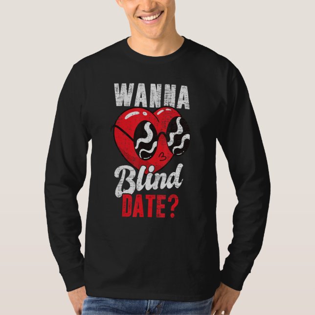 T-shirt Blindness Blind Person People Awareness Men Women (Devant)