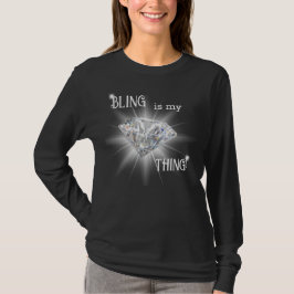 T-shirt Bling Est Ma Chose Diamond Sparkle