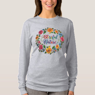 T-shirt Blisser Nature design - par Maaya Prints, Femmes