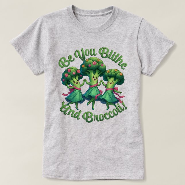 T-shirt Blithe Et Brocoli (Design devant)