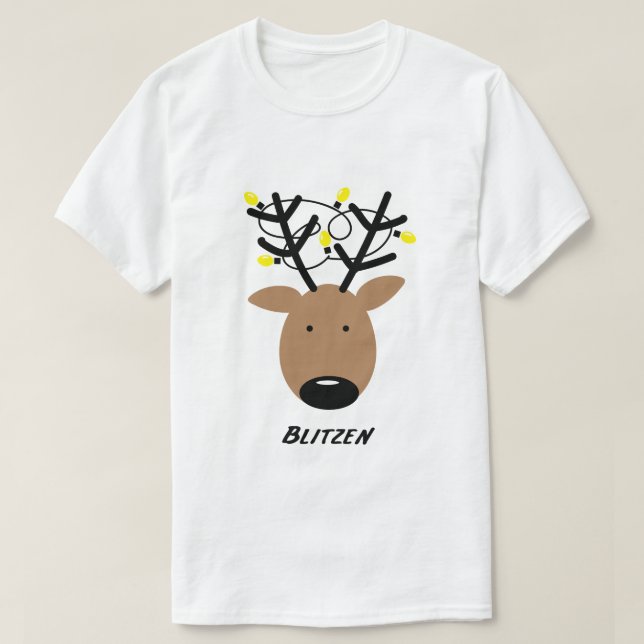 T-shirt Blitzen Reinder (Design devant)