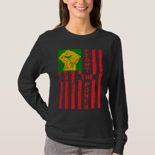 T-shirt BLM Combattre le pouvoir de la justice sociale rac