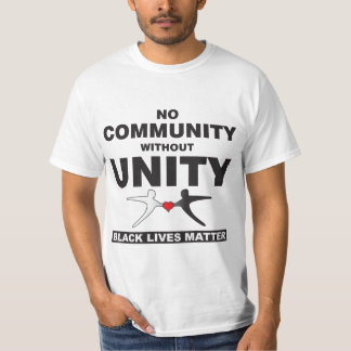 T-shirt BLM - Pas de communauté sans unité - style 2
