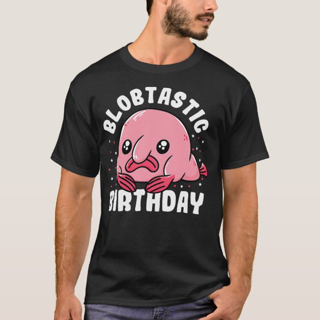 T-shirt Blobfish Birthday Outfit Kids Funny Blob Fish Blob (Devant)
