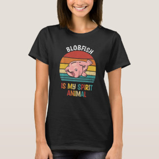 T-shirt Blobfish Est Mon Esprit Animal Blobfish