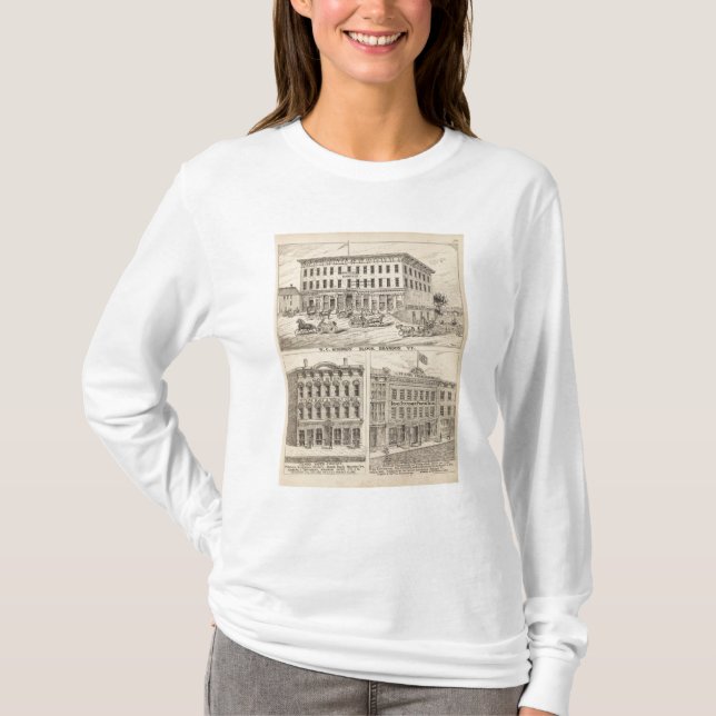 T-shirt Bloc de carte de travail Simond en Brandon (Devant)