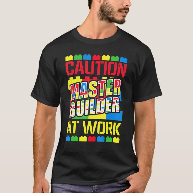 T-shirt Blocs de construction Master Builder Bricks 7 (Devant)