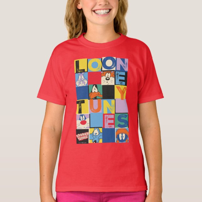 T-shirt Blocs de contrôle de caractères LOONEY TUNES™ (Devant)