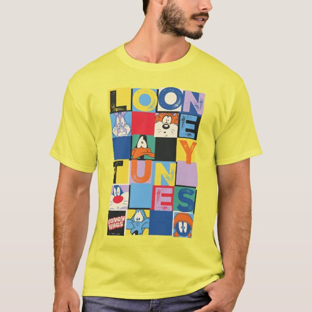 T-shirt Blocs de contrôle de caractères LOONEY TUNES™ (Devant)