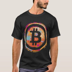 T-shirt Blocs de support de chiffrement BITCOIN BTC