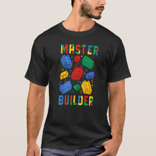 T-shirt Blocs Générateur de briques Générateur maître