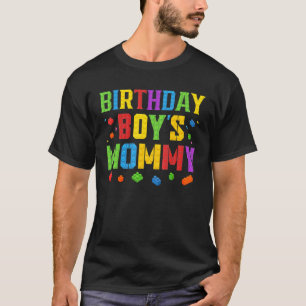 T-shirt Blocs mamans du garçon d'anniversaire Master Build