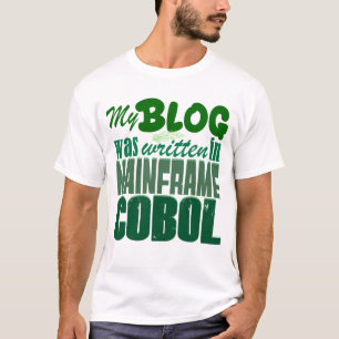 T-shirt Blog a été codé dans COBOL - Retro Mainframe Devel