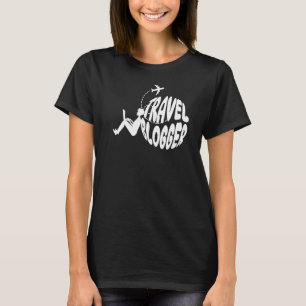T-shirt Blogger Voyage Wanderlust Blog Adventure Traveller