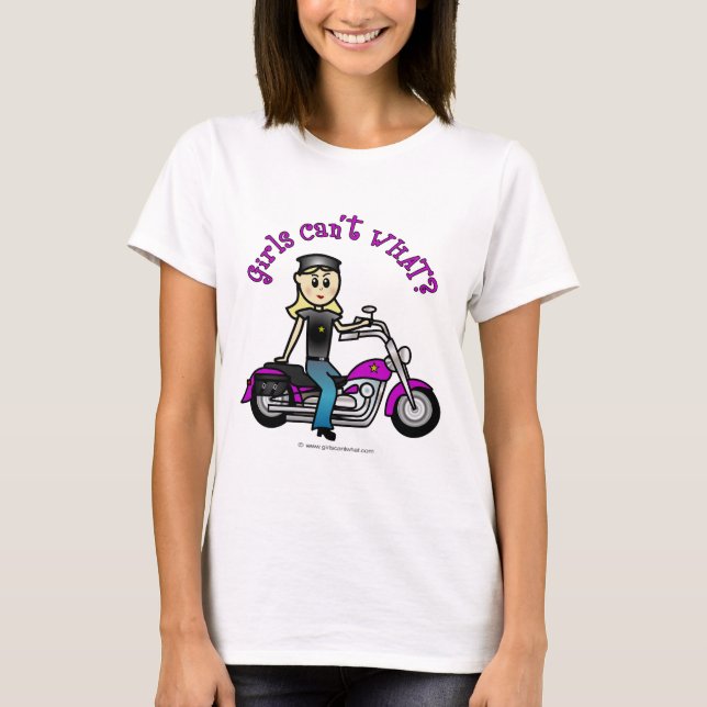 T-shirt Blonde Biker (Devant)