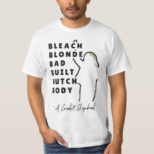 T-shirt Blonde Bleach Bad Construit Bouton Corps OFFICIEL
