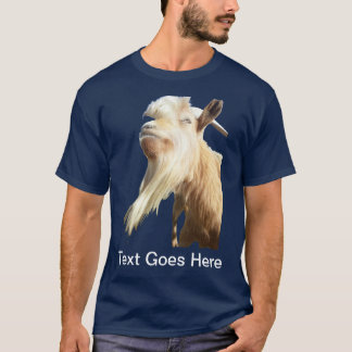 T-shirt Blonde Chèvre longue barbe Goofy Cheveux