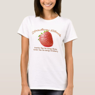 T-shirt Blonde de fraise